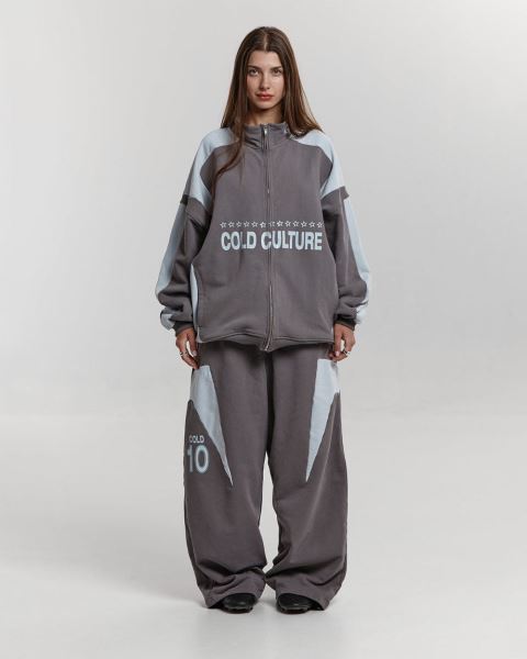 Cold Culture Cold Team Jacket Grey | 17209-NWHC
