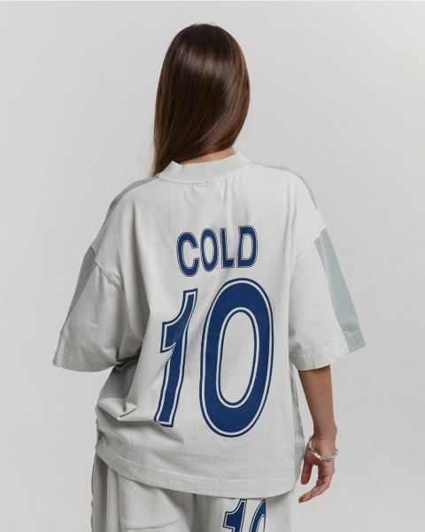 Cold Culture Cold Team T Shirt Grey | 06924-SKRX