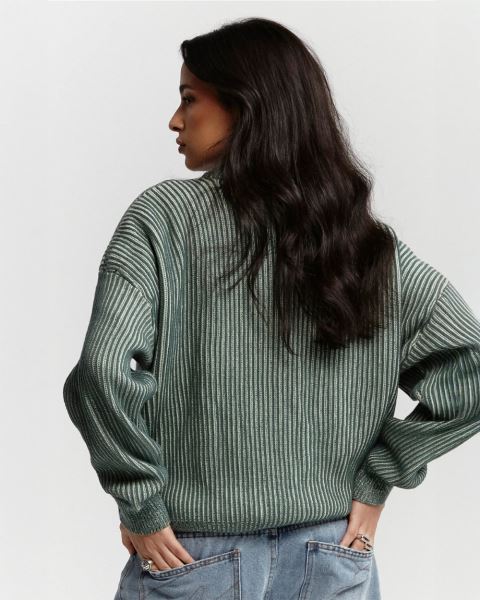 Cold Culture Cold University Knitwear Green | 30281-YJIT