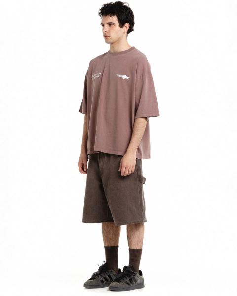 Cold Culture Community T Shirt Grey Purple | 09567-DETA