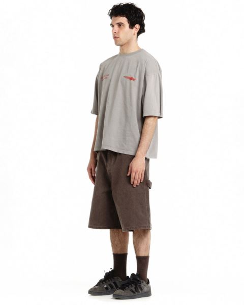 Cold Culture Community T Shirt Grey | 27618-DXQG