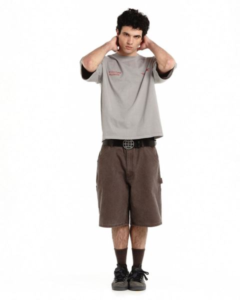 Cold Culture Community T Shirt Grey | 27618-DXQG