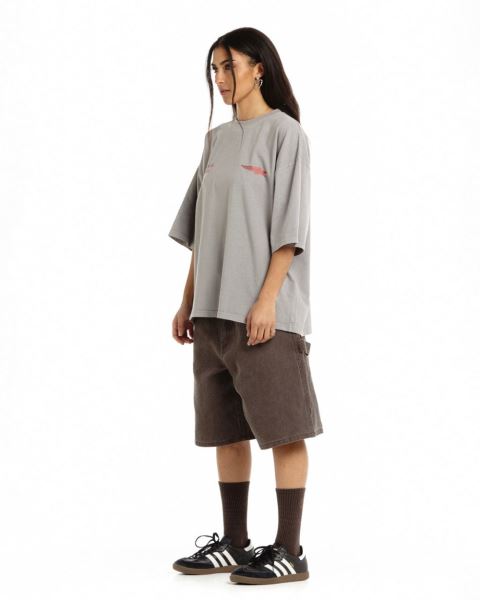 Cold Culture Community T Shirt Grey | 27618-DXQG