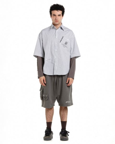 Cold Culture Companion Lion Shirt Blue | 50786-WUME