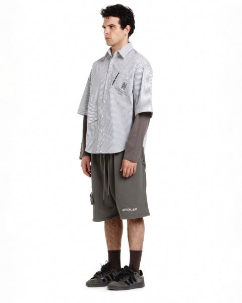 Cold Culture Companion Lion Shirt Blue | 50786-WUME