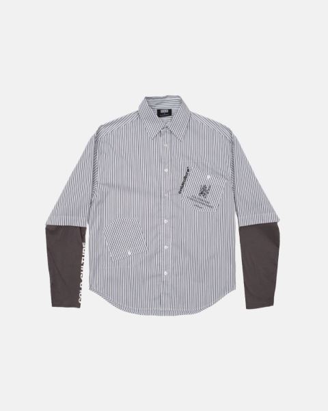 Cold Culture Companion Lion Shirt Blue | 50786-WUME