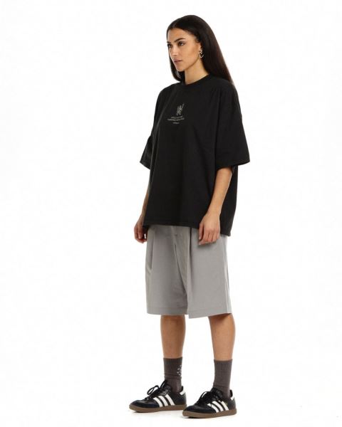 Cold Culture Companion Lion T Shirt Black | 90267-NQEB