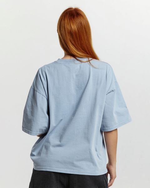 Cold Culture Company T Shirt Blue | 62749-HBWN