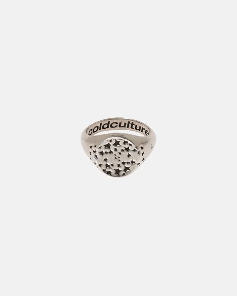 Cold Culture Constellation Signet Ring Jewelry Silver Orange | 69172-PUGL