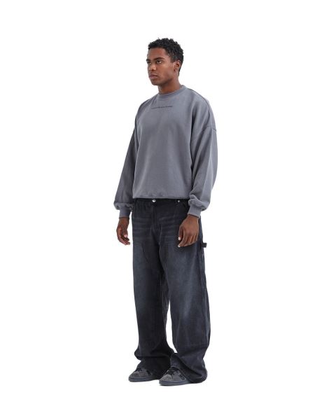 Cold Culture Cosmos Arc Crewneck Sweatshirts Grey | 67438-KLUO