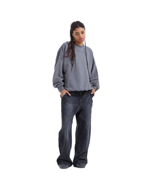 Cold Culture Cosmos Arc Crewneck Sweatshirts Grey | 67438-KLUO