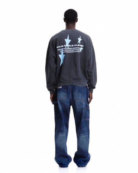 Cold Culture Cosmos Arc Crewneck Sweatshirts Green | 32418-OAPW
