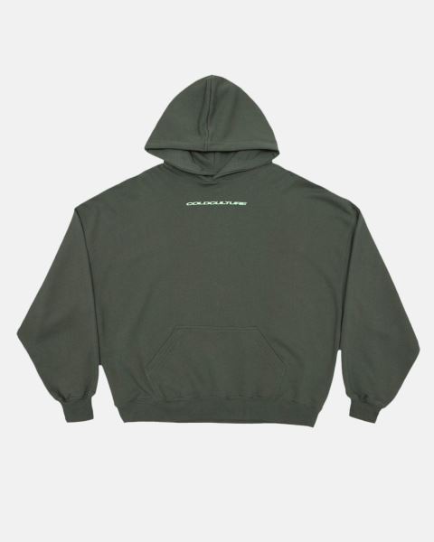 Cold Culture Cosmos Arc Hoodie Dark Green | 04672-AITL