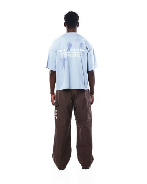 Cold Culture Cosmos Arc T Shirt Blue | 42631-IAQS