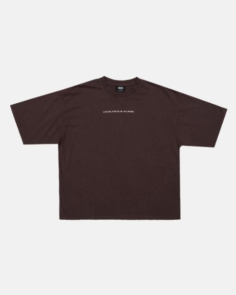 Cold Culture Cosmos Arc T Shirt Brown | 95410-TCRH