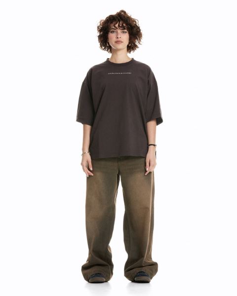 Cold Culture Cosmos Arc T Shirt Brown | 95410-TCRH