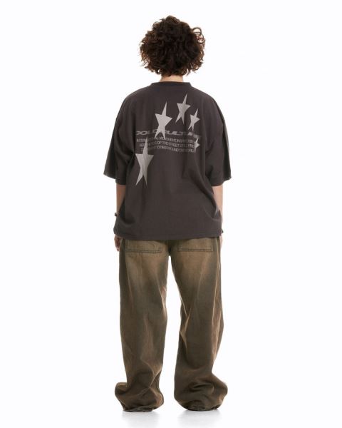 Cold Culture Cosmos Arc T Shirt Brown | 95410-TCRH