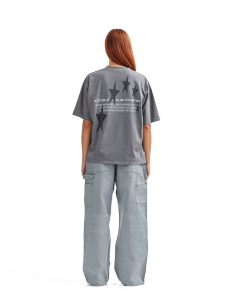Cold Culture Cosmos Arc T Shirt Grey | 12630-FNHT