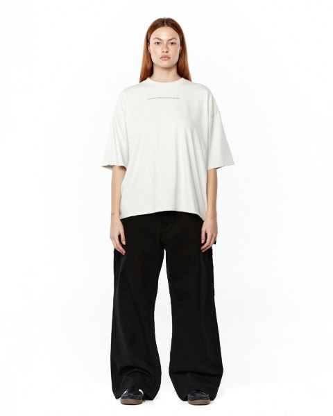 Cold Culture Cosmos Arc T Shirt Light Grey | 61309-XQDB