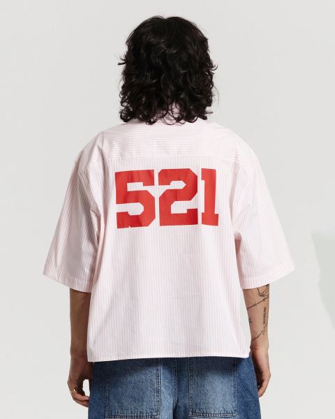 Cold Culture Countdown Shirt Pink | 91854-UMZV