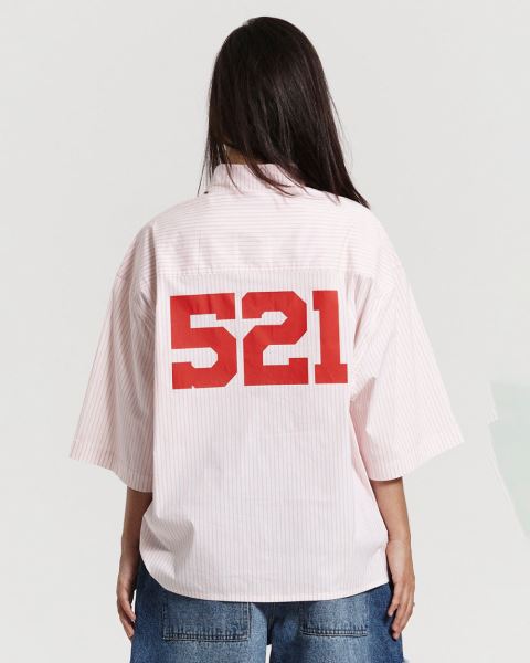 Cold Culture Countdown Shirt Pink | 91854-UMZV