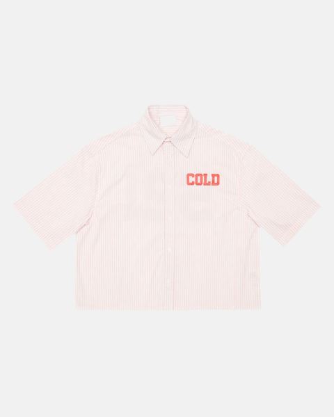 Cold Culture Countdown Shirt Pink | 91854-UMZV