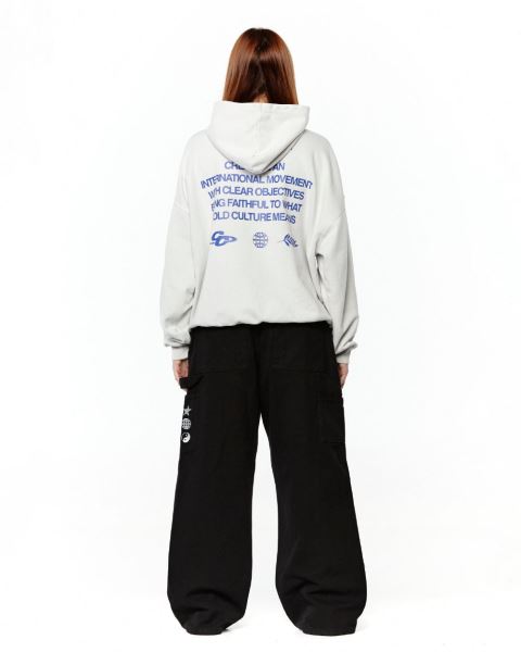 Cold Culture Creating Hoodie Light Grey | 80594-PJUI
