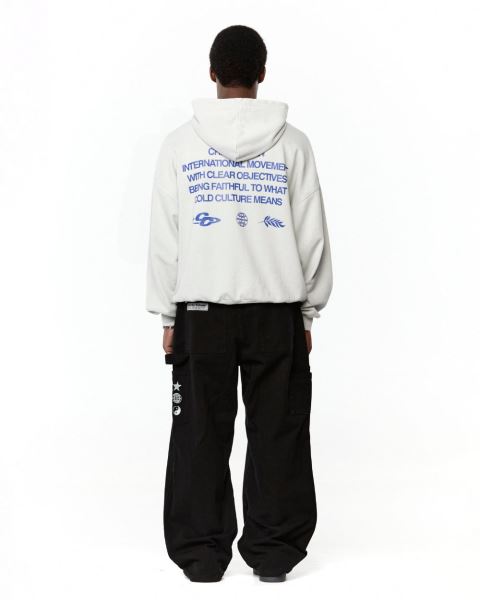 Cold Culture Creating Hoodie Light Grey | 80594-PJUI