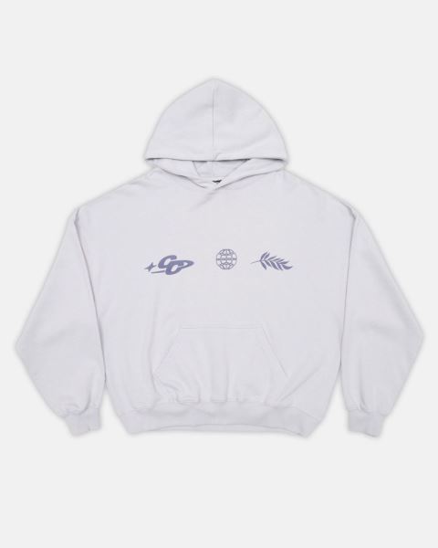 Cold Culture Creating Hoodie Purple | 79234-VSZM