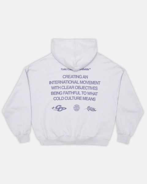 Cold Culture Creating Hoodie Purple | 79234-VSZM