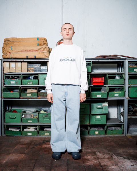 Cold Culture Daily Cargo Crewneck Sweatshirts White | 03276-BGZW
