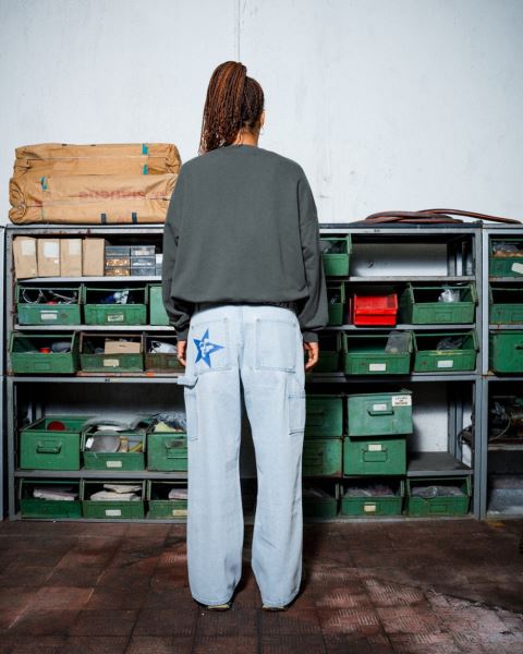 Cold Culture Daily Cargo Crewneck Sweatshirts Green | 09386-MCPR
