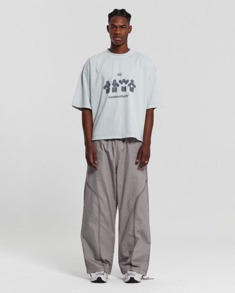Cold Culture Dancing T Shirt Silver | 30854-NLKM
