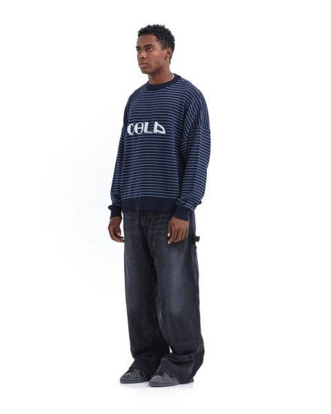Cold Culture Delos Knitwear Blue | 15604-JSAL