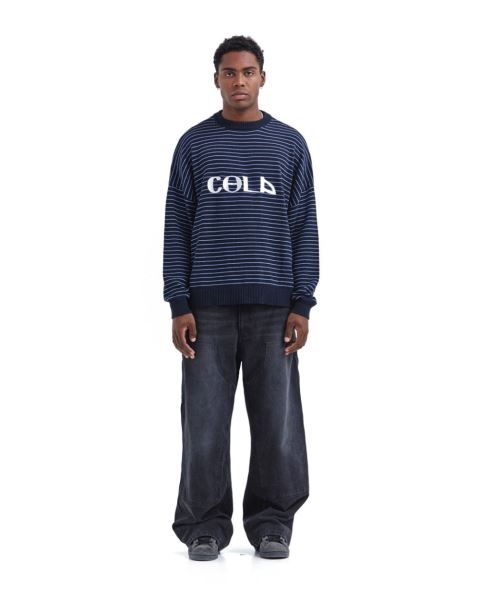 Cold Culture Delos Knitwear Blue | 15604-JSAL