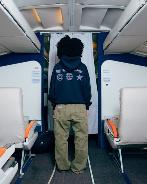 Cold Culture Desert Zip Hoodie Blue | 96147-LHOB