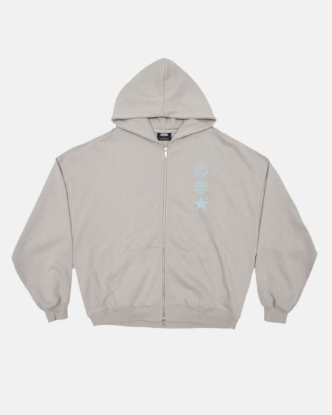 Cold Culture Desert Zip Hoodie Red | 31264-YQJU