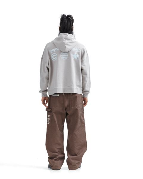 Cold Culture Desert Zip Hoodie Red | 31264-YQJU