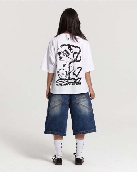 Cold Culture Destination Shorts Blue | 63982-YDHA