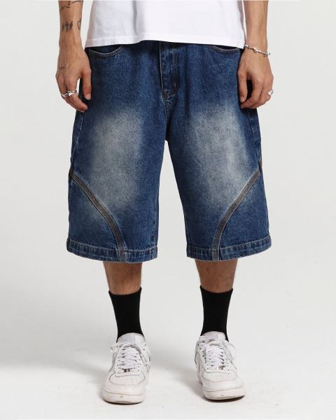 Cold Culture Destination Shorts Blue | 63982-YDHA