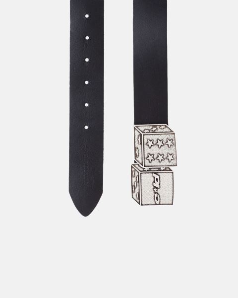 Cold Culture Dice Belts Black | 87065-FBOA