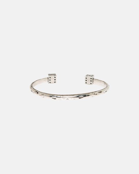 Cold Culture Dice Bracelet Jewelry Silver Black | 81503-DHNL