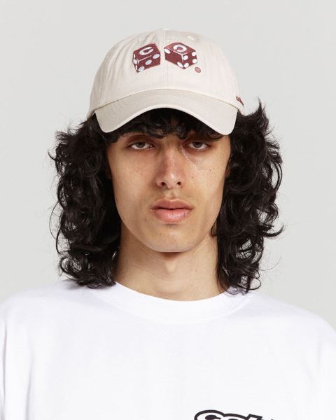Cold Culture Dice Caps Light Grey | 27543-NHJL