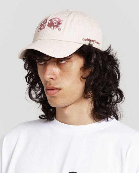 Cold Culture Dice Caps Light Grey | 27543-NHJL