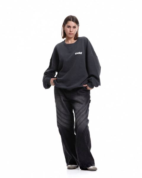 Cold Culture Dice Crewneck Sweatshirts Black | 21364-UGTH