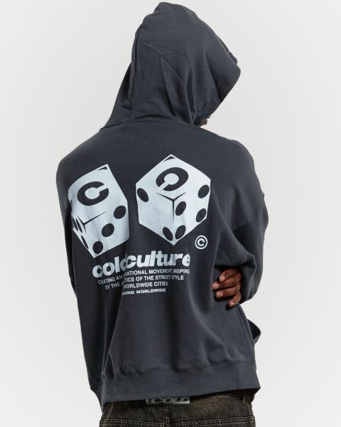 Cold Culture Dice Hoodie Blue | 17846-PQTX