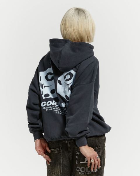 Cold Culture Dice Hoodie Blue | 17846-PQTX