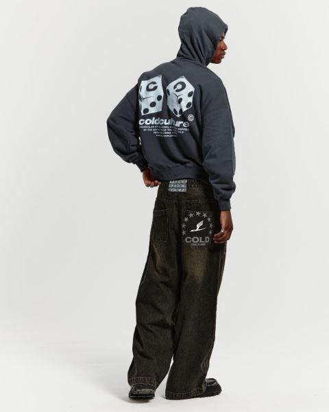 Cold Culture Dice Hoodie Blue | 17846-PQTX