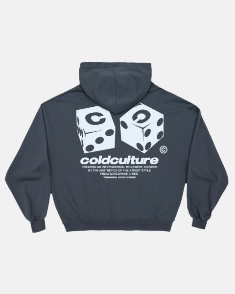Cold Culture Dice Hoodie Blue | 17846-PQTX