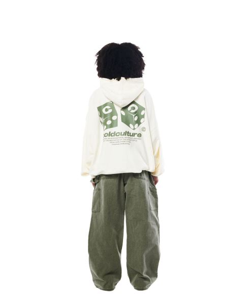 Cold Culture Dice Hoodie Cream | 86107-OSWY